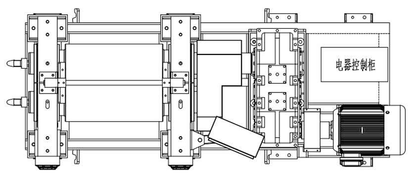 XK-360開放式煉膠機外形圖